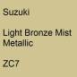 Preview: Suzuki, Light Bronze Mist Metallic, ZC7.